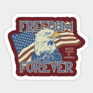 Freedom Forever USA Sticker